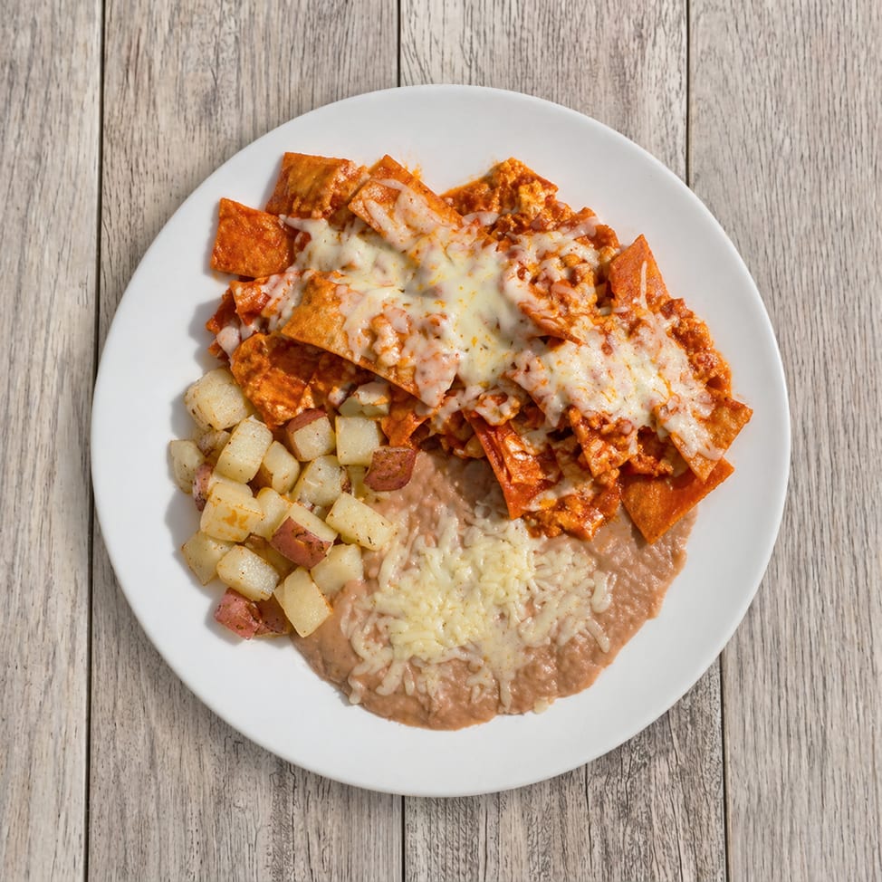 Chilaquiles Red Sauce.